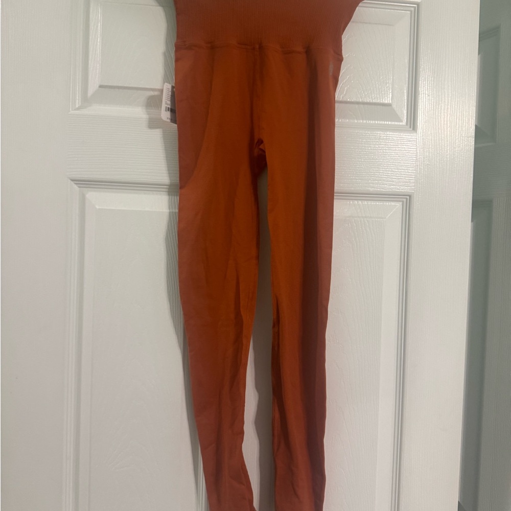 NWT Free People Good Karma Leggings - Red Earth size small/xs